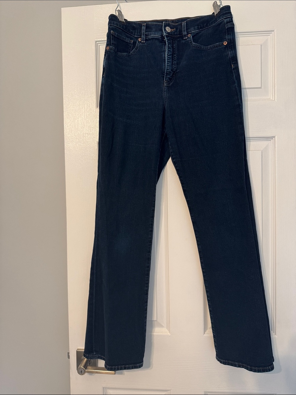 Express 90s Boot High Rise Dark Blue Women's Jeans